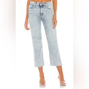 Hudson Jeans | Remi Straight Cropped Jeans | Light Blue/Two Hearts